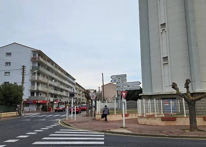 Le Neulos, T2 40m2 Avec Garage Prive, 150 M De La Mer, Avenue Roussillon Canet-plage Кане